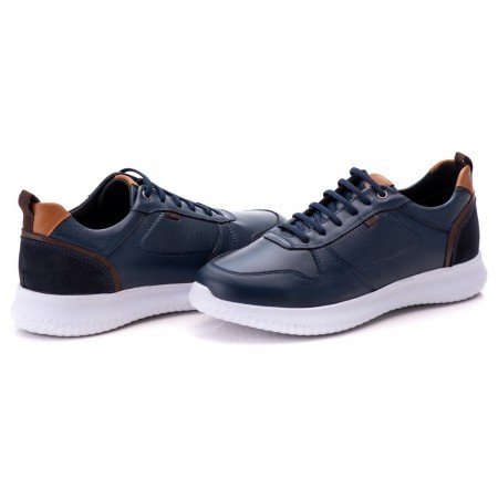 TÊNIS MASCULINO CONFORT AZUL MARINHO 3022 TÊNIS MASCULINO CONFORT AZUL MARINHO 3022