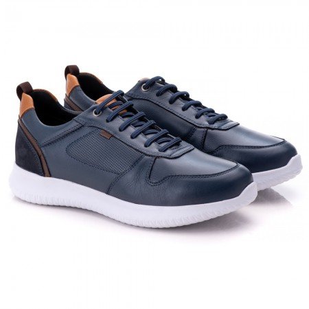 TÊNIS MASCULINO CONFORT AZUL MARINHO 3022 TÊNIS MASCULINO CONFORT AZUL MARINHO 3022