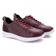 TÊNIS MASCULINO CONFORT BORDO 3022 TÊNIS MASCULINO CONFORT BORDO 3022