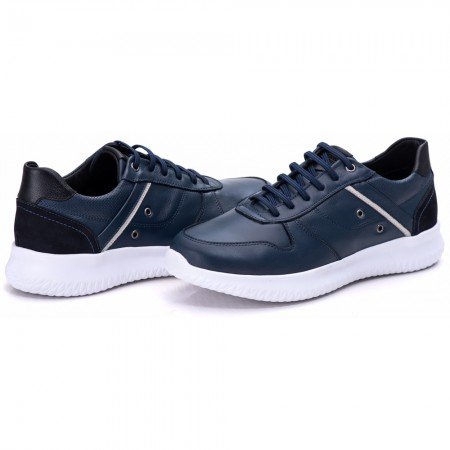 TÊNIS MASCULINO ULTRA LEVE AZUL CONFORT 3023A TÊNIS MASCULINO ULTRA LEVE AZUL CONFORT 3023A