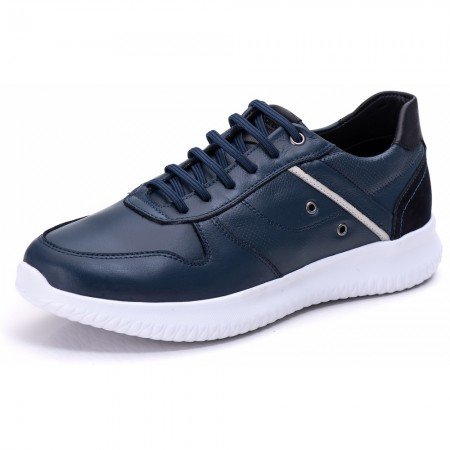 TÊNIS MASCULINO ULTRA LEVE AZUL CONFORT 3023A TÊNIS MASCULINO ULTRA LEVE AZUL CONFORT 3023A