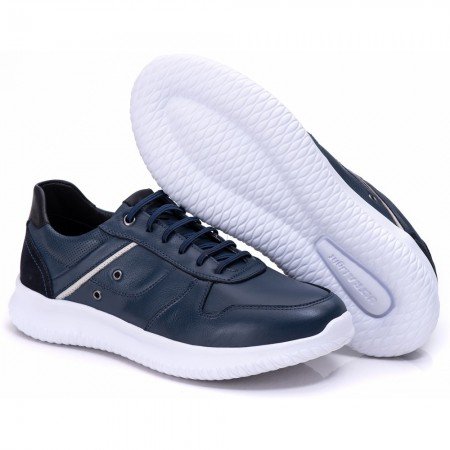 TÊNIS MASCULINO ULTRA LEVE AZUL CONFORT 3023A TÊNIS MASCULINO ULTRA LEVE AZUL CONFORT 3023A