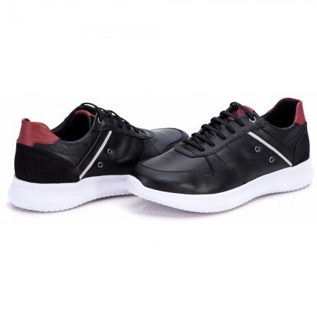 TÊNIS MASCULINO ULTRA LEVE PRETO CONFORT 3023P TÊNIS MASCULINO ULTRA LEVE PRETO CONFORT 3023P