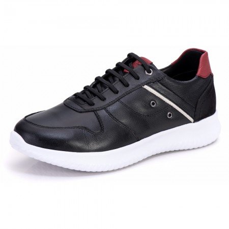 TÊNIS MASCULINO ULTRA LEVE PRETO CONFORT 3023P TÊNIS MASCULINO ULTRA LEVE PRETO CONFORT 3023P