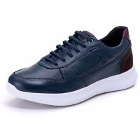 TÊNIS MASCULINO ULTRA LEVE AZUL CONFORT 3024A