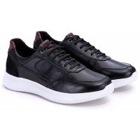 TÊNIS MASCULINO ULTRA LEVE PRETO CONFORT 3024P