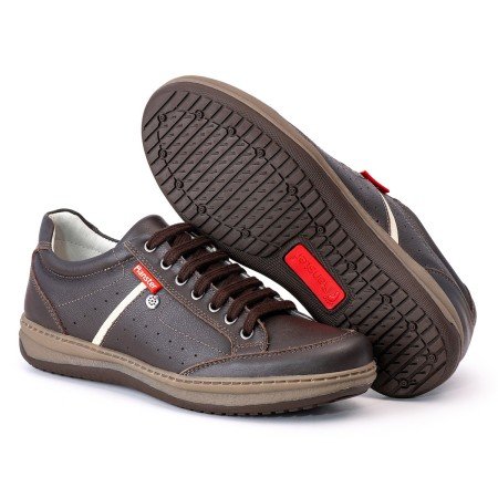 SAPATENIS CASUAL CONFORT TABACO 3030