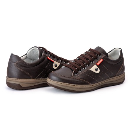 SAPATENIS CASUAL CONFORT TABACO 3031