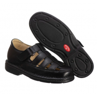 SANDÁLIA MASCULINA CONFORT PRETA 3603 SANDÁLIA MASCULINA CONFORT PRETA 3603