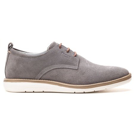 Sapatênis Masculino Couro Cinza Confort 7001 Sapatênis Masculino Couro Cinza Confort 7001