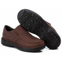 SAPATO ANTI STRESS MASCULINO EM COURO RÚSTICO PINHÃO 8005 SAPATO ANTI STRESS MASCULINO EM COURO RÚSTICO PINHÃO 8005