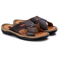 SANDÁLIA MASCULINA CAFÉ 804