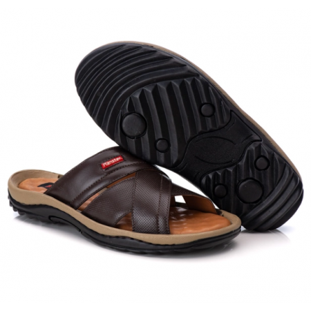 SANDÁLIA MASCULINA CAFÉ 807