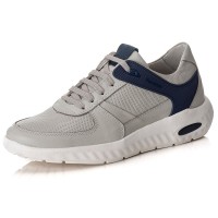 TÊNIS SNEAKER GEL MASCULINO GELO/AZUL CONFORT 9000