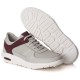 TÊNIS SNEAKER GEL MASCULINO GELO/BORDÔ CONFORT 9000 TÊNIS SNEAKER GEL MASCULINO GELO/BORDÔ CONFORT 9000