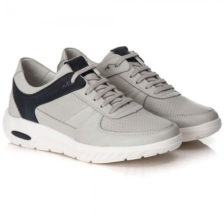 TÊNIS SNEAKER GEL MASCULINO GELO/PRETO CONFORT 9000 TÊNIS SNEAKER GEL MASCULINO GELO/PRETO CONFORT 9000