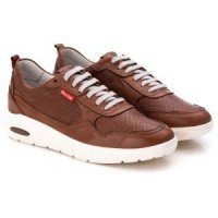  TENIS SNEAKER MASCULINO CARAMELO CONFORT 9001