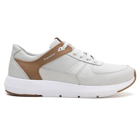 Tênis Sneaker Masculino Confort Gelo/Caramelo 9002 Tênis Sneaker Masculino Confort Gelo/Caramelo 9002