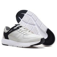 Tênis Sneaker Masculino Confort Gelo/Preto 9002