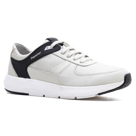 Tênis Sneaker Masculino Confort Gelo/Preto 9002 Tênis Sneaker Masculino Confort Gelo/Preto 9002
