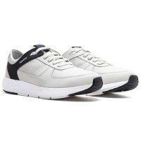 Tênis Sneaker Masculino Confort Gelo/Preto 9002