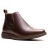 BOTA FINA EM COURO CAFÉ PL-1001C
