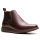 BOTA FINA EM COURO CAFÉ PL-1001C