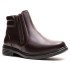 BOTA FINA EM COURO CAFÉ PL-1002C
