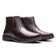 BOTA FINA EM COURO CAFÉ PL-1005C