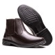 BOTA FINA EM COURO CAFÉ PL-1005C