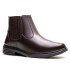 BOTA FINA EM COURO CAFÉ PL-1005C