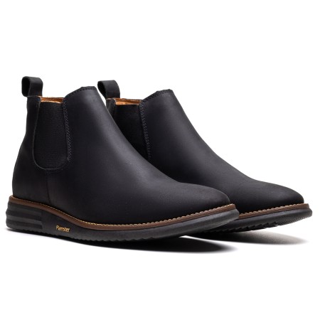 BOTINA MASCULINA ULTRA COMFORT EM COURO CAFÉ PL-1006P