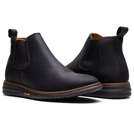 BOTINA MASCULINA ULTRA COMFORT EM COURO CAFÉ PL-1006P BOTINA MASCULINA ULTRA COMFORT EM COURO CAFÉ PL-1006P